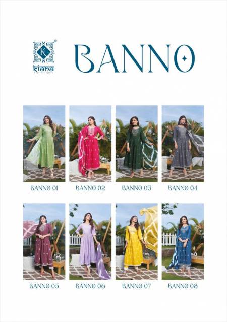 Banno By Kiana 01-08 Kurti With Bottom Catalog